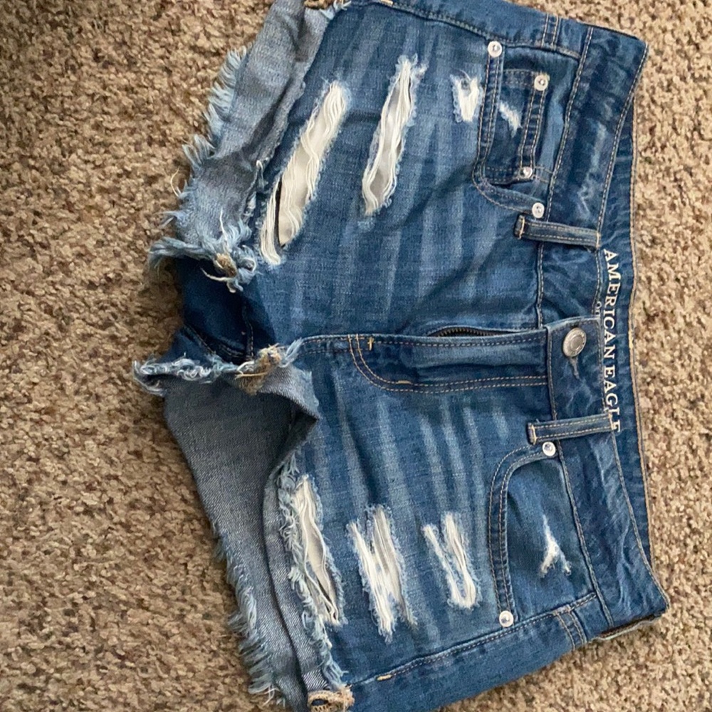 american eagle shorts tomgirl shorties